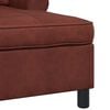 vidaXL Sillón reclinable Marrón Brillante 91 x 157 x 91 cm PU antiguo