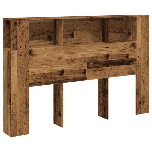 vidaXL Cabecero armario madera ingenier&iacute;a envejecida 160x18,5x103,5 cm