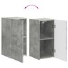 vidaXL Conjunto de mueble de TV 5 pcs Gris Concreto