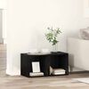 vidaXL Conjunto de mueble de TV 2 pcs Negro 37 x 35 x 37,5 cm