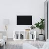 vidaXL Mueble para TV madera contrachapada blanco 100x35x40 cm