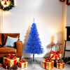 vidaXL &Aacute;rbol de Navidad artificial con soporte PVC azul 120 cm