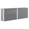 vidaXL Arriate de WPC gris 250x50x91 cm