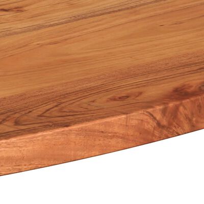 vidaXL Tablero de mesa ovalado madera maciza de acacia 140x60x2,5cm