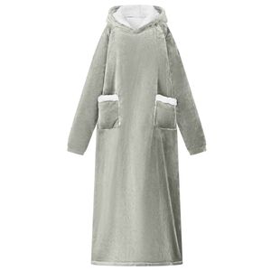 vidaXL Sudadera manta Gris M Forro Polar y Franela