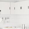 vidaXL Mueble de cocina esquina pared Porto madera ingenier&iacute;a blanca