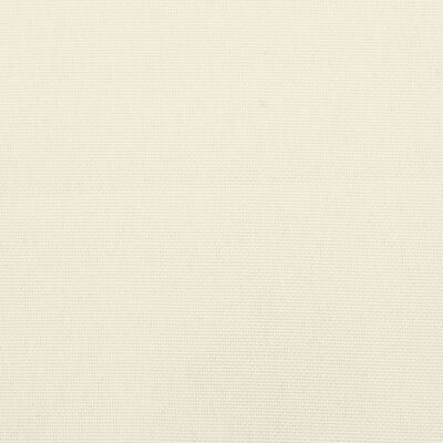 vidaXL Cojín de banco de jardín tela Oxford blanco crema 150x50x7 cm
