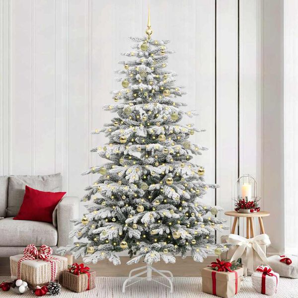 vidaXL Árbol de Navidad artificial con ramas articuladas 240 cm