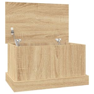 vidaXL Caja de almacenaje roble Sonoma 50x30x28 cm madera de ingenier&iacute;a