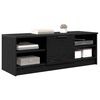 vidaXL Gabinete de TV Roble Negro 102 x 35 x 36,5 cm