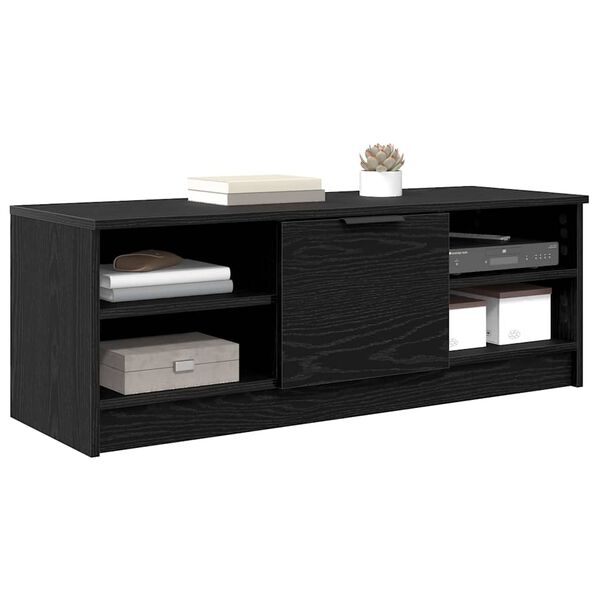 vidaXL Gabinete de TV Roble Negro 102 x 35 x 36,5 cm
