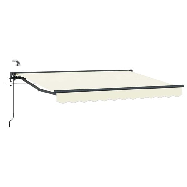 vidaXL Toldo Retr&aacute;ctil El&eacute;ctrico Crema 2,5 x 2 m