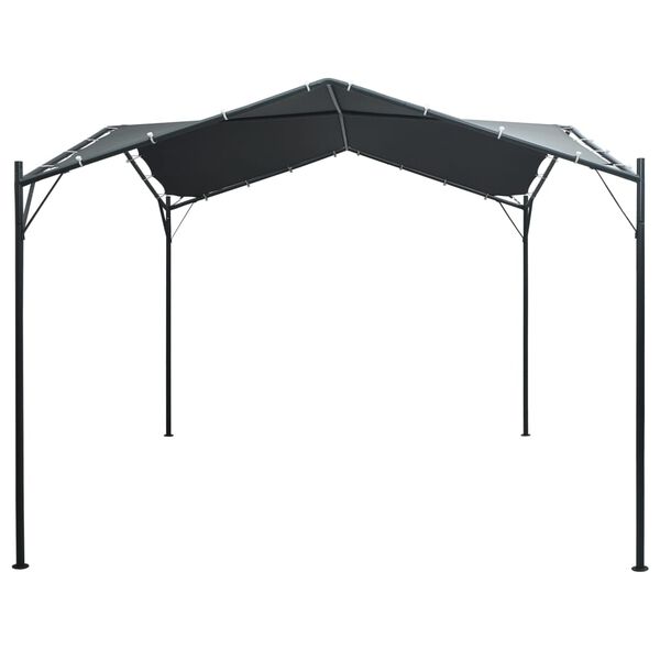 vidaXL Cenador carpa de acero gris antracita 3x3 m