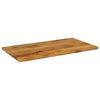 vidaXL Tablero de mesa rectangular madera maciza mango 100x70x3,8 cm