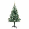 vidaXL &Aacute;rbol de Navidad Artificial Nevado con Luz LED Verde y 150 cm