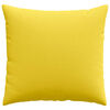 vidaXL Cojines de sof&aacute; 2 pcs Amarillo Claro 45 x 45 cm tela