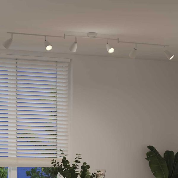 vidaXL Foco de techo con focos 25.5 x 8 x 16 cm Metal