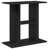 vidaXL Soporte para acuario de madera de ingeniería de roble negro 60x30x60 cm