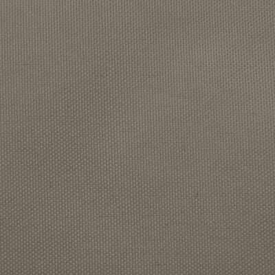 vidaXL Toldo de vela cuadrado tela Oxford gris taupe 2x2 m