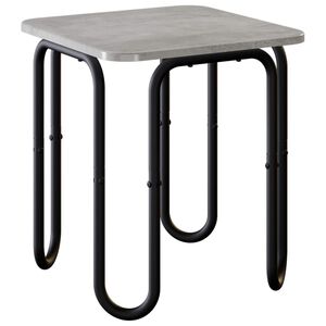 vidaXL Mesa de centro Gris Hormig&oacute;n 40 x 40 x 45 cm