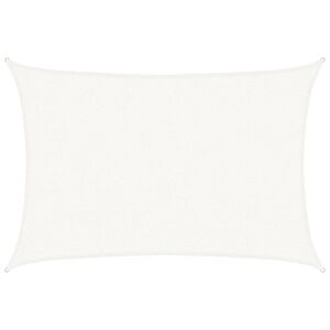 vidaXL Toldo de vela HDPE blanco 160 g/m&sup2; 2,5x4 m