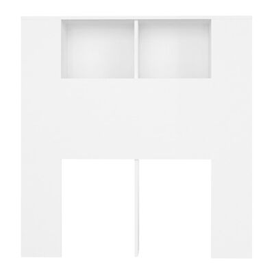 vidaXL Mueble cabecero blanco 100x18,5x104,5 cm