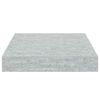 vidaXL Estante flotante pared 2 uds MDF gris hormig&oacute;n 23x23,5x3,8 cm