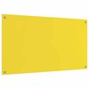 vidaXL Salpicadero de cocina 2 pcs Amarillo 110 x 60 cm