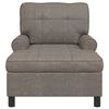 vidaXL Sill&oacute;n reclinable Gris 91 x 157 x 91 cm Cuero sint&eacute;tico