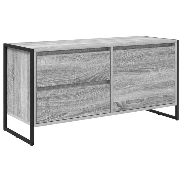 vidaXL Gabinete de TV con caj&oacute;n Gris Sonoma 100 x 36 x 49.5 cm