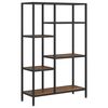 vidaXL Estanter&iacute;a de madera contrachapada y acero 80x30x120 cm