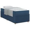 vidaXL Estructura de cama Azul 90 x 200 cm tela