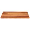 vidaXL Tablero de mesa madera maciza de acacia 25-27 mm 80x80 cm
