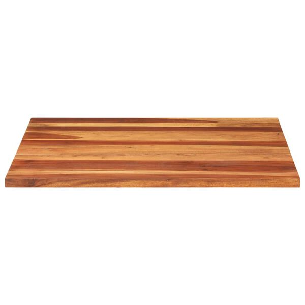 vidaXL Tablero de mesa madera maciza de acacia 25-27 mm 80x80 cm