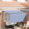 vidaXL Toldo Retr&aacute;ctil Azul y 300 x 200 cm Poli&eacute;ster y Aluminio