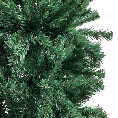 vidaXL Arco de árbol de Navidad verde 240 cm
