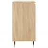 vidaXL Aparador de madera contrachapada roble Sonoma 60x35x70 cm