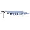 vidaXL Toldo manual retr&aacute;ctil con LEDs 2,5 x 2 m