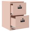 vidaXL Mueble archivador con caj&oacute;n con estante Rosa 44 x 50 x 106.5 cm