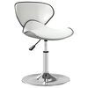 vidaXL Silla de comedor de cuero sint&eacute;tico blanco