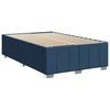 vidaXL Cama box spring con colch&oacute;n tela azul 120x200 cm