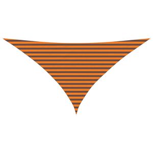 vidaXL Toldo Vela de Sombra Naranja y Marr&oacute;n 3,5 x 3,5 x 4,9 m