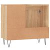 vidaXL Armario de baño madera contrachapada roble Sonoma 65x33x60 cm
