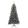 vidaXL &Aacute;rbol de Navidad artificial Verde 240 cm PVC, Pl&aacute;stico y Acero