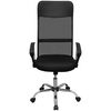 vidaXL silla de oficina poliuretano media densidad 61,5x60 cm negra
