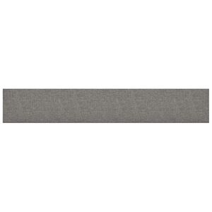 vidaXL Cabecero de Pared 12 uds. 90 x 15 cm Gris Claro tela