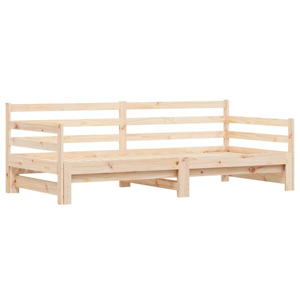 vidaXL Sof&aacute; cama nido madera maciza de pino 90x200 cm