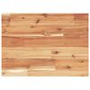 vidaXL Estante flotante madera acacia maciza acabado aceite 40x30x2 cm