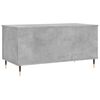 vidaXL Mesa de centro madera contrachapada gris hormig&oacute;n 90x44,5x45 cm