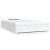 vidaXL Estructura de cama con cajones blanco 120x190 cm